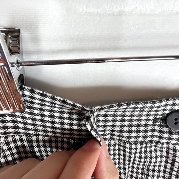 Vintage Casual Corner Houndstooth High Waited Pleat Front Trousers XS - Picture 5 of 11